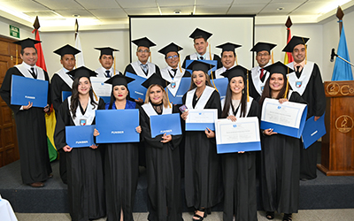 UNIB graduates receive their degrees in Bolivia 